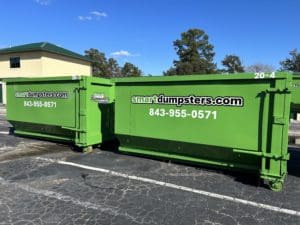 Dumpster rental services in Charleston