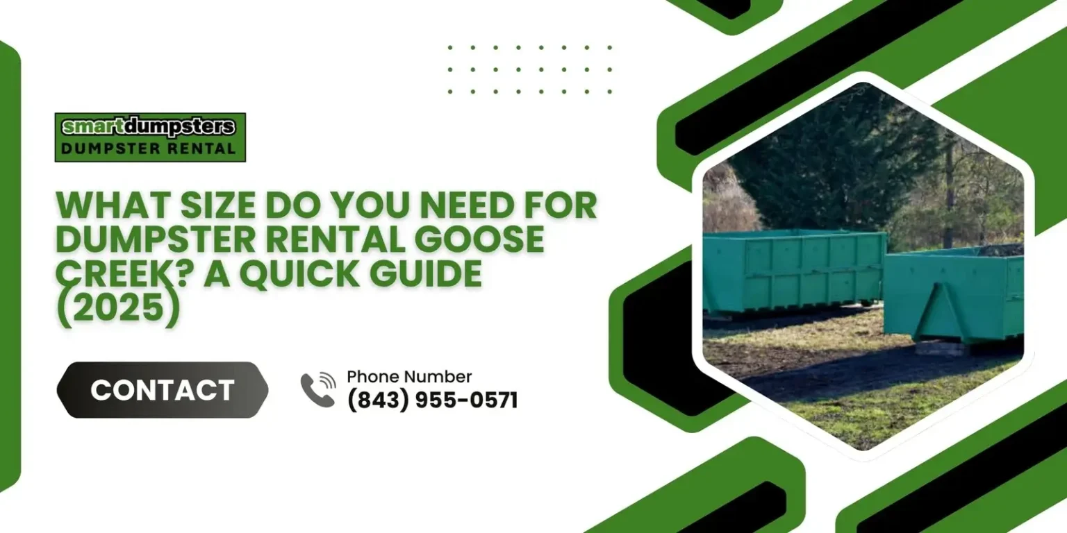 dumpster rental goose creek sc