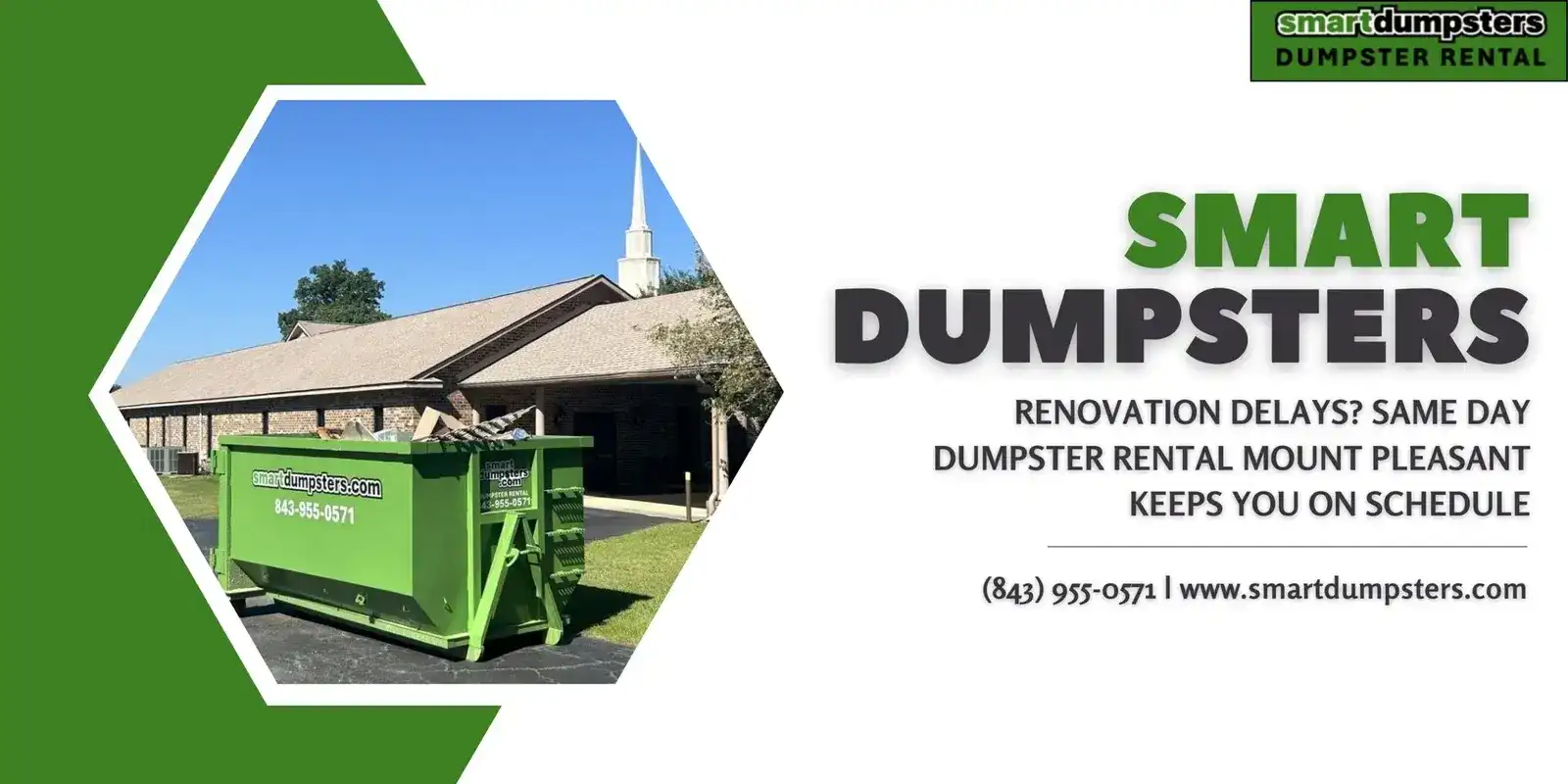 same day dumpster rental Mount Pleasant
