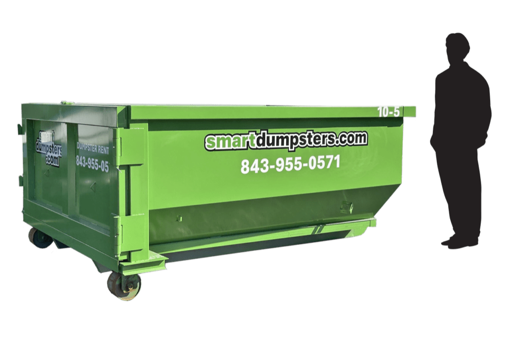 10 Yard Dumpster cutout